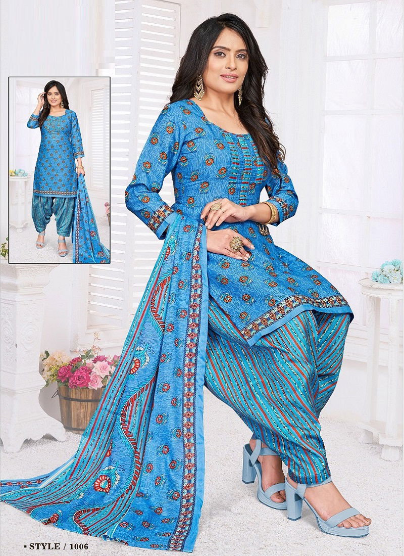 Avkash KumKum Vol 1 Cotton Printed Readymade Suits 
